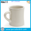 Handmade Ceramic Custom White Diner Mug